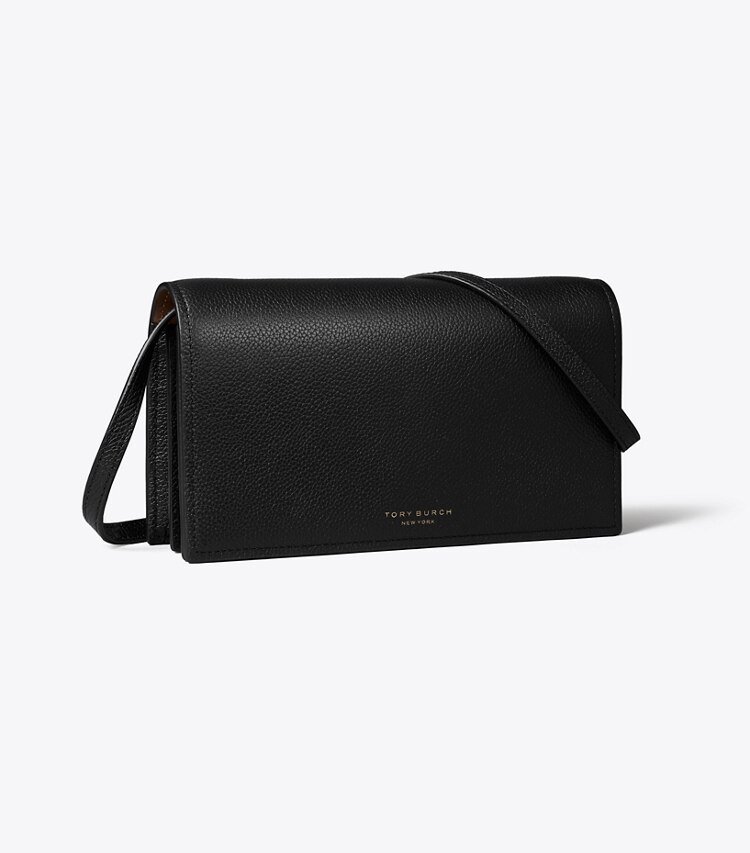 Tory Burch designer borse a spalla Portafoglio a tracolla Perry in Black angle