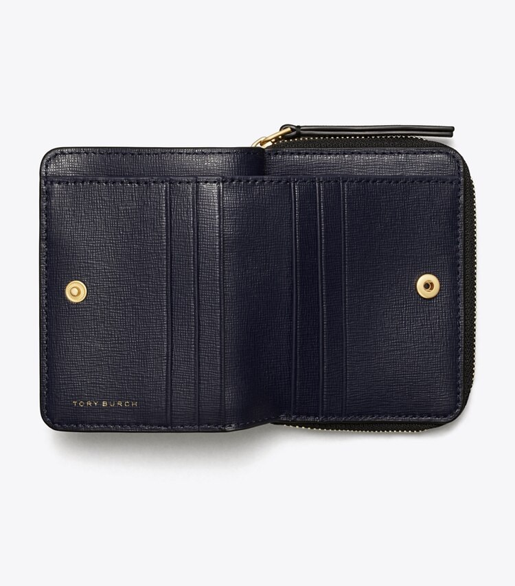 Tory Burch designer portafogli Portafoglio doppio Robinson in Black superiore