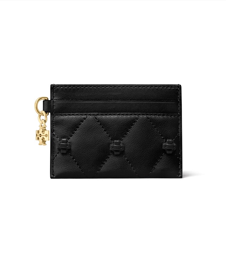 Tory Burch designer portes-cartes Porte-cartes Bunny Knot dans Black supplémentaire