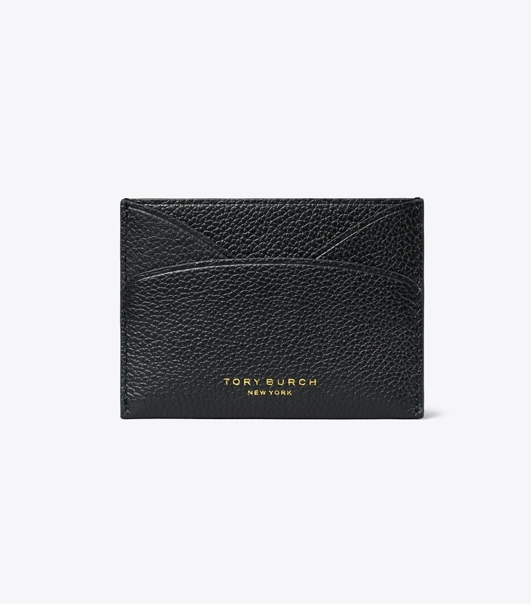Tory Burch designer portes-cartes Porte-cartes plat Romy in Black angle