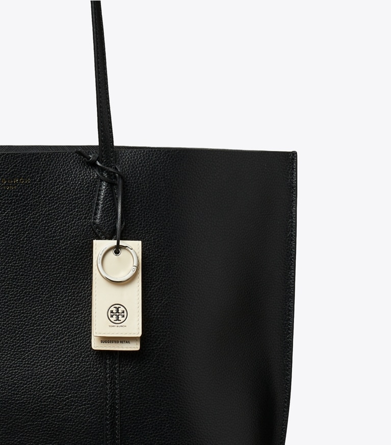 Tory Burch designer bijoux de sac et porte-clés Porte-clés charm étiquette in Multi front