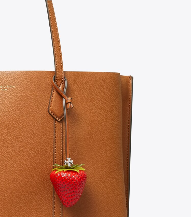 Tory Burch designer bijoux de sac et porte-clés Porte-clés fraise in New Poppy / TEMPRANILLO informations