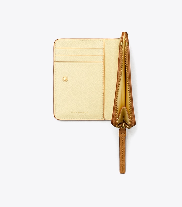 Tory Burch designer portefeuilles Portefeuille à deux volets McGraw dans Tiramisu supplémentaire