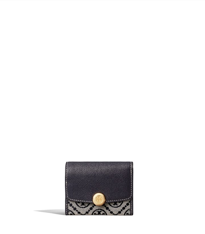 Portefeuille à rabat Romy T Monogram
