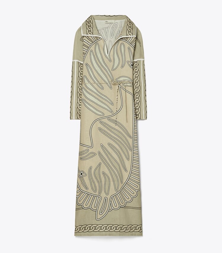 Print Linen Tunic: Women's Designer Coverups | Tory Burch