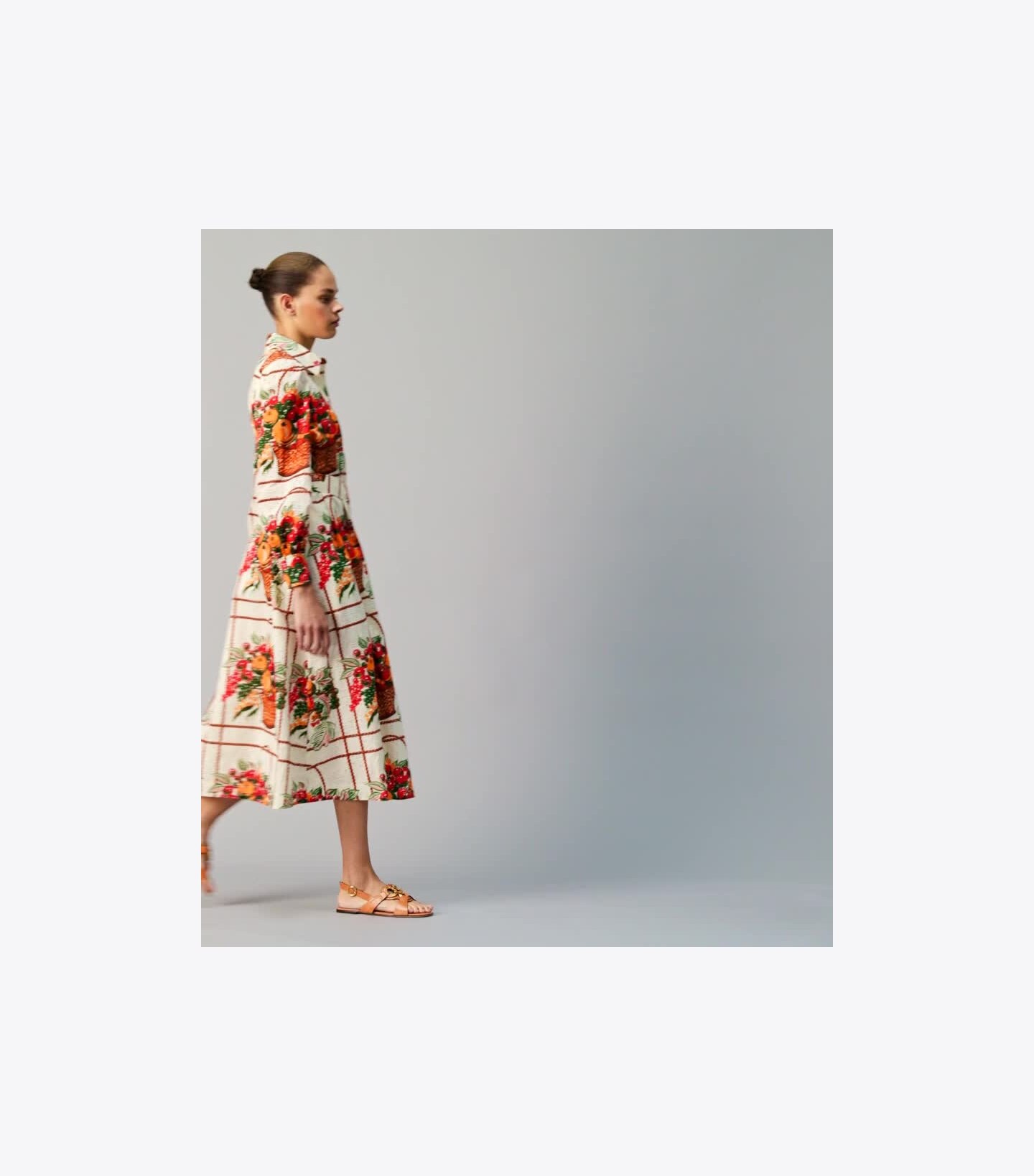 Printed Broderie Anglaise Painter's Dress