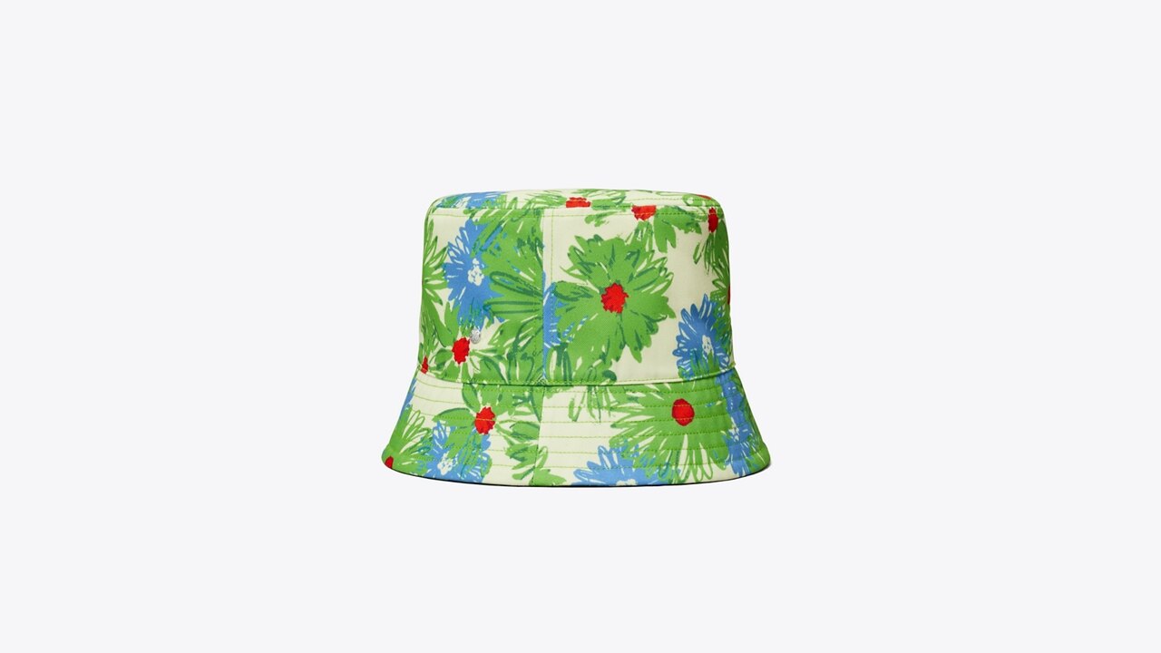 Printed Bucket Hat Women's Designer Hats Tory Sport