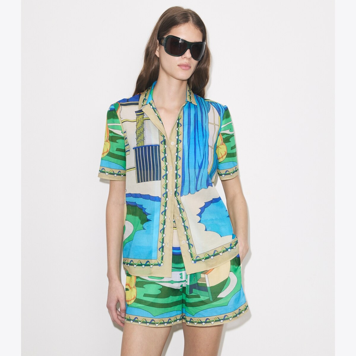 PRINTED CAMP SHIRT - thumbnail 2
