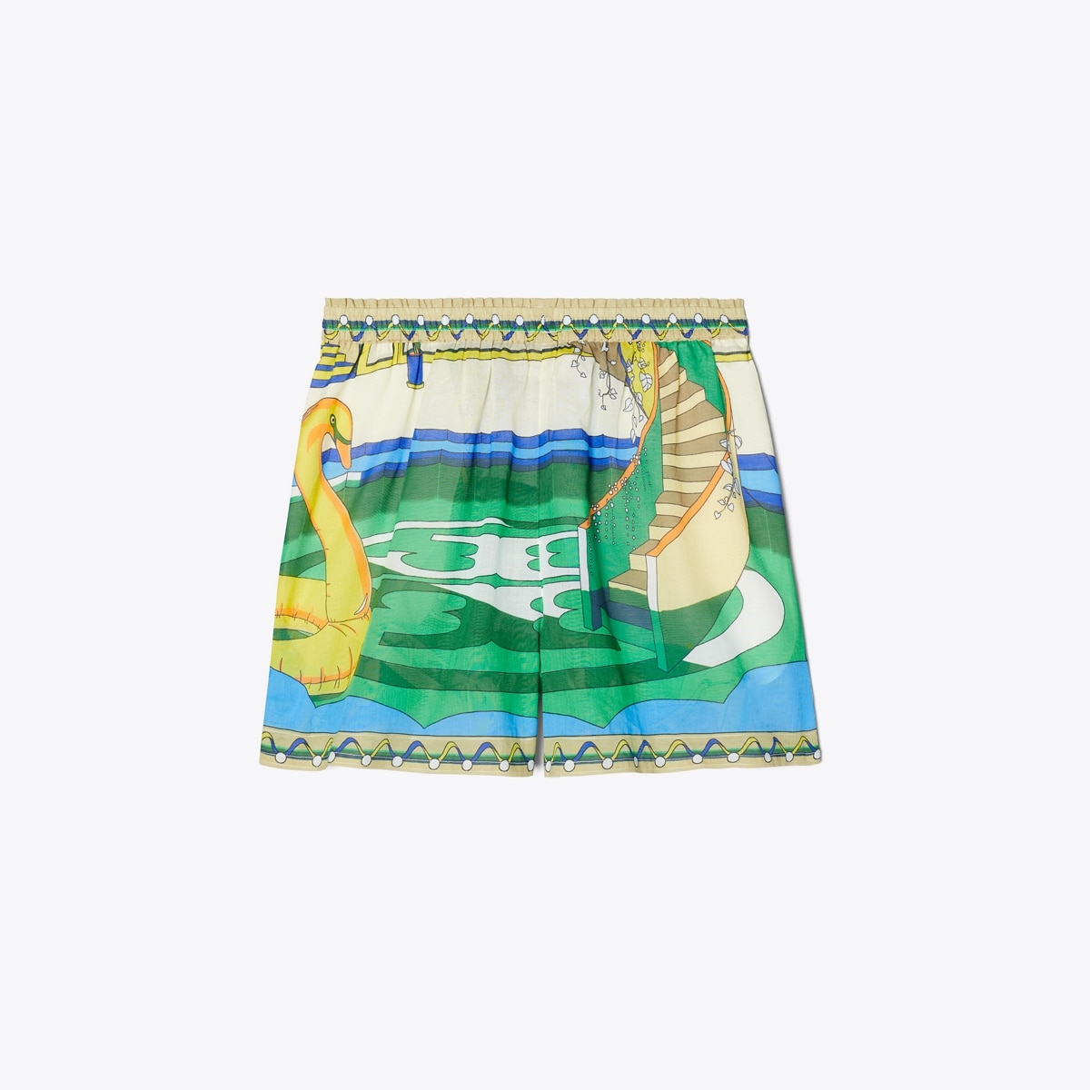 PRINTED CAMP SHORTS