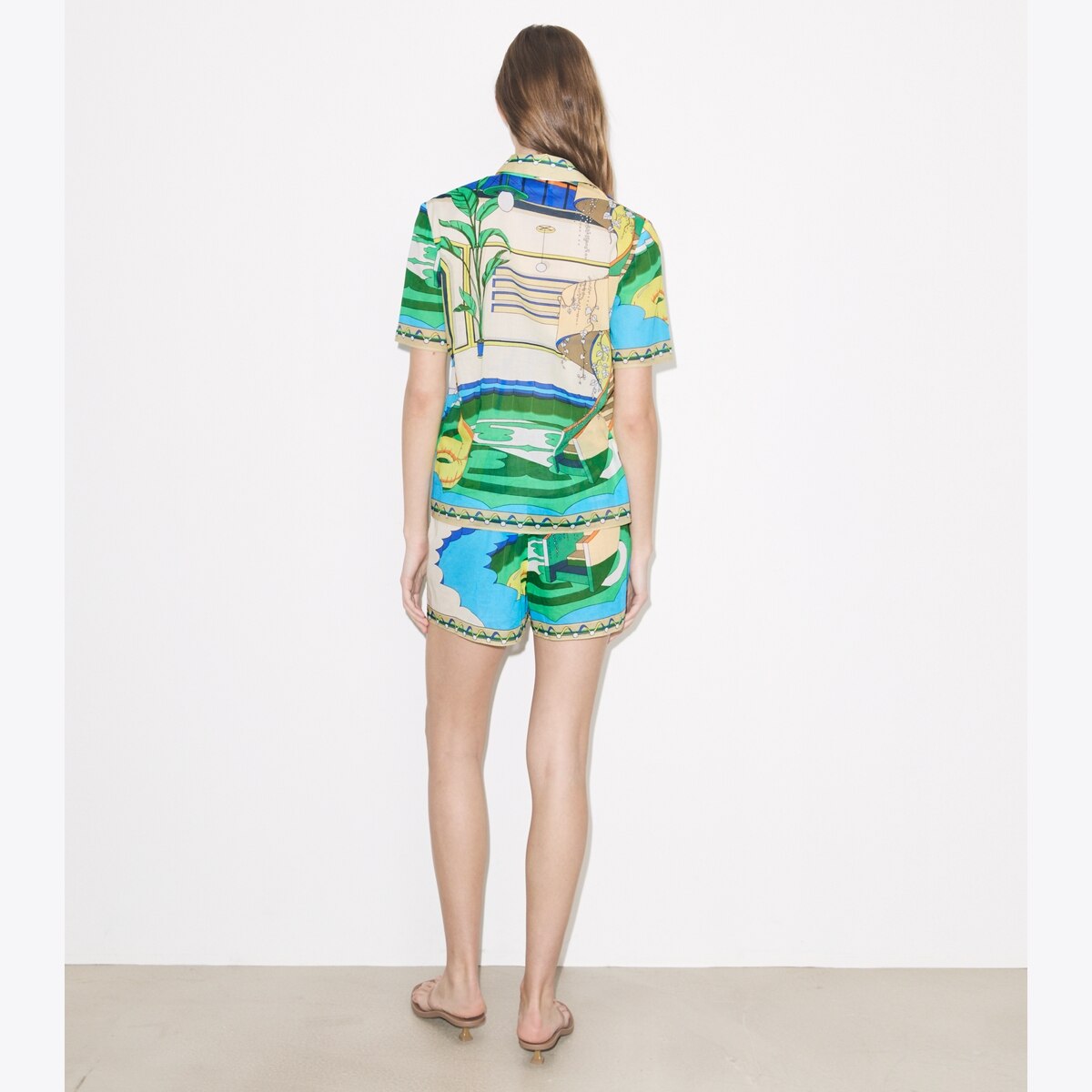 PRINTED CAMP SHORTS - thumbnail 3
