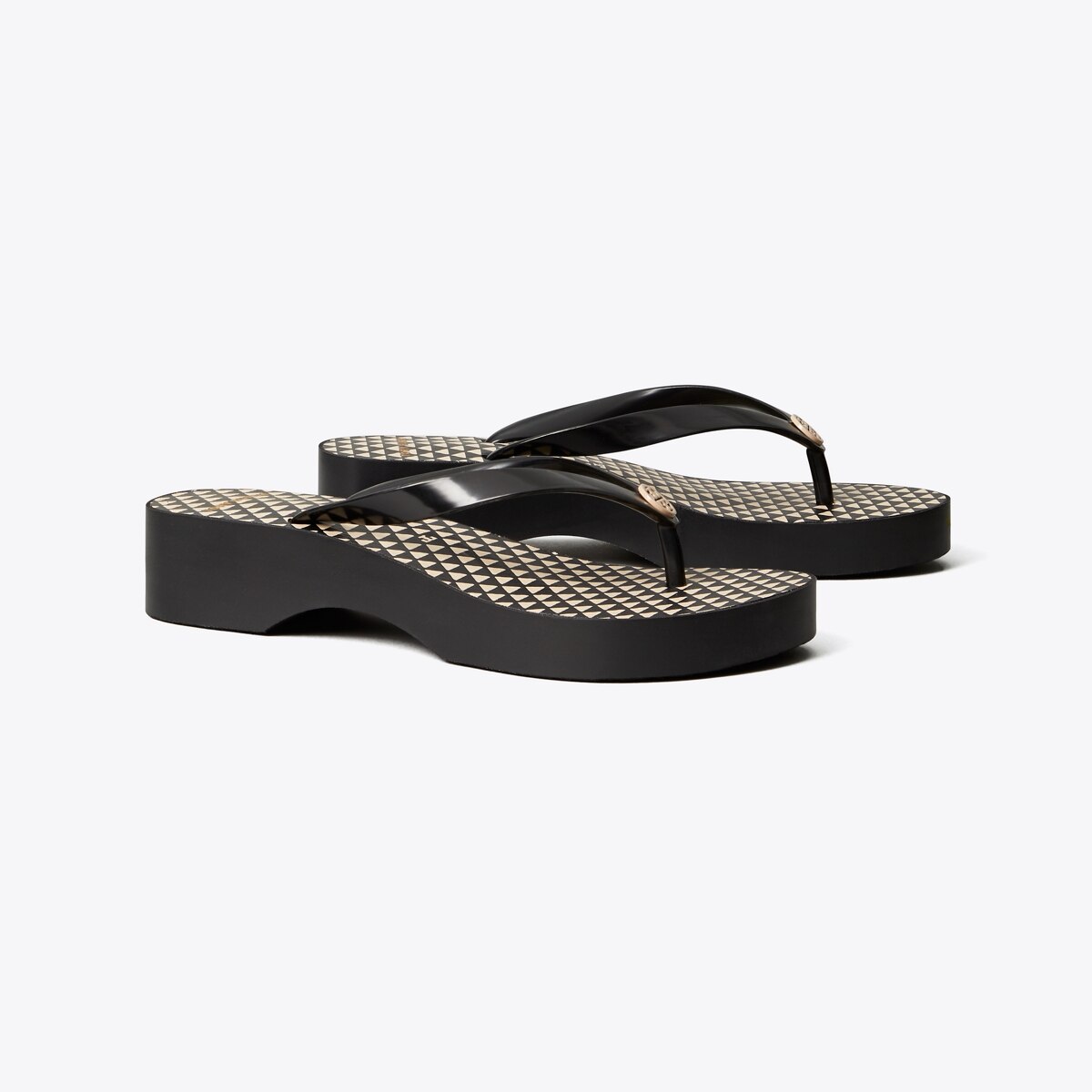 Tory burch flip sale flops wedge