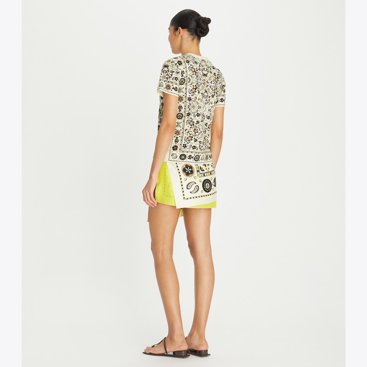 Printed Cotton Jersey T-Shirt: Women's Designer Tops | Tory