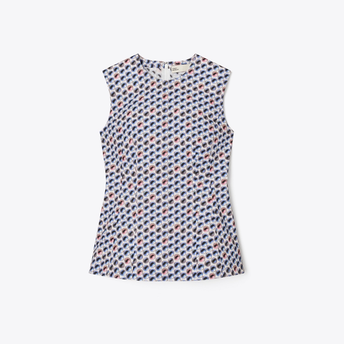 Printed Cotton Poplin Top: Women's Designer Tops | Tory Burch