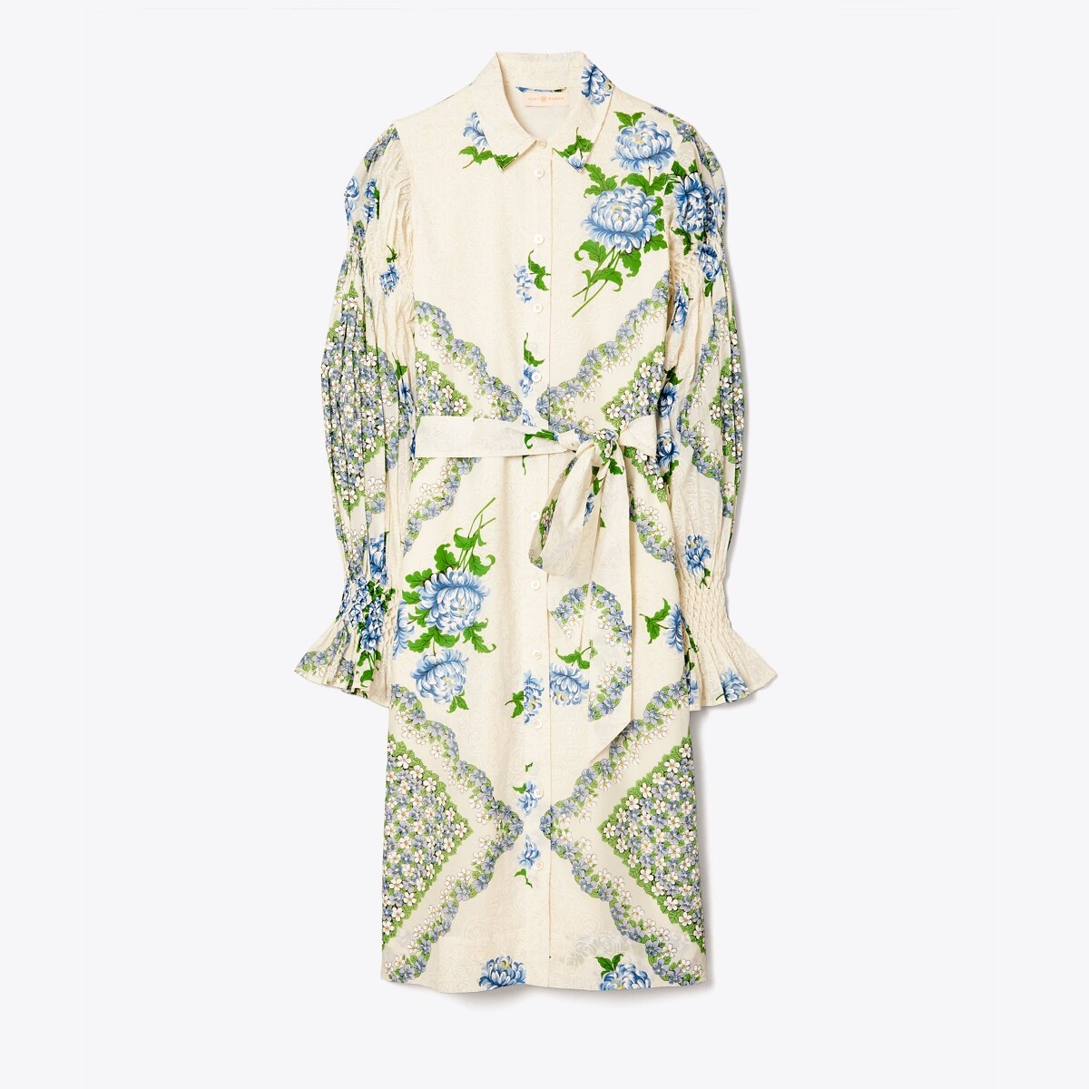 tory burch printed cotton dress