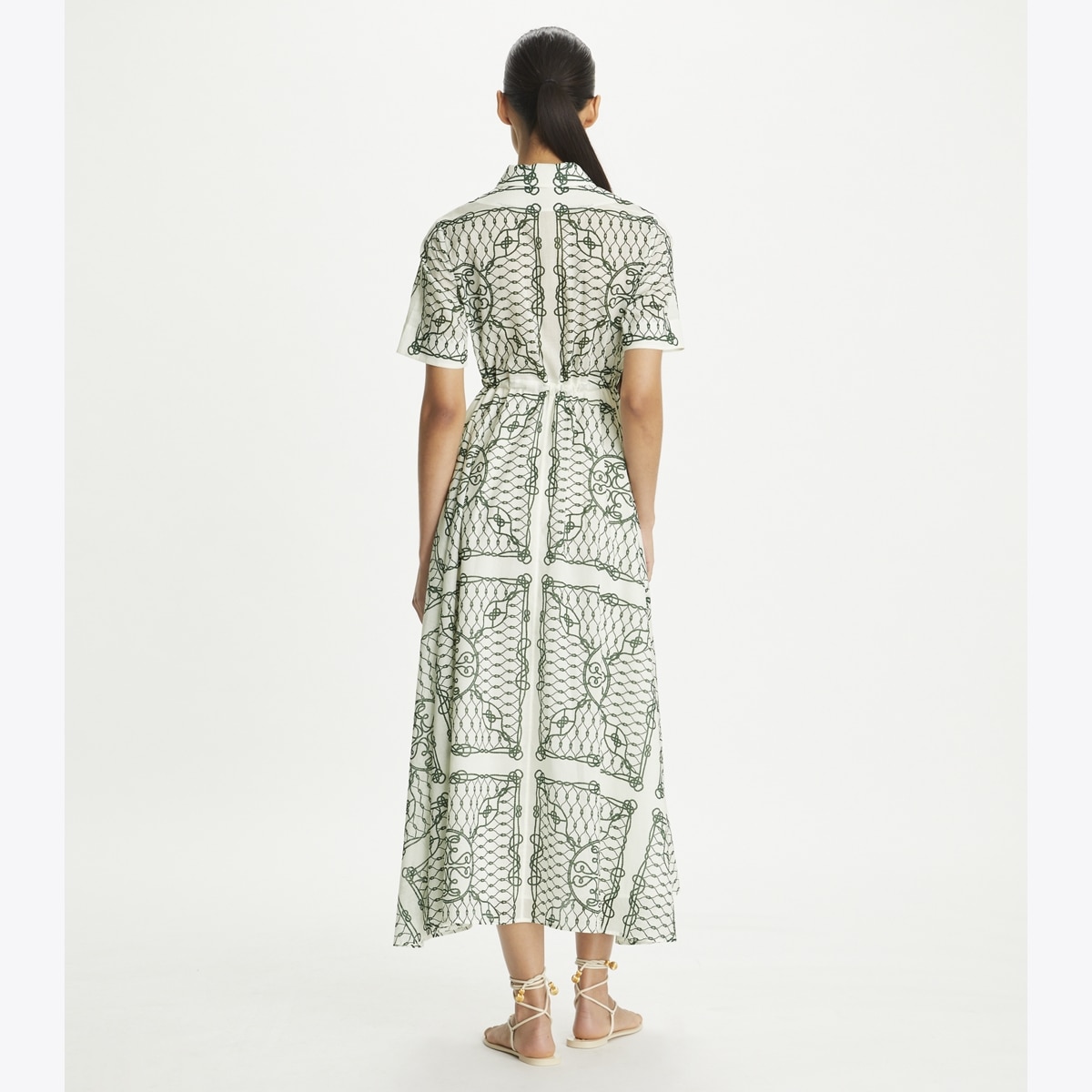 Printed Cotton Shirtdress: Women's Designer Coverups | Tory