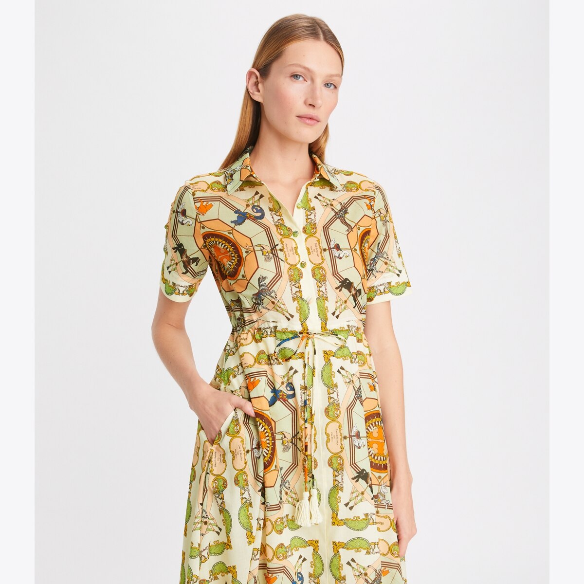 【送料 関税込】Tory Burch Cotton broderie anglaise TORY BURCH Open-back broderie anglaise cotton midi dress