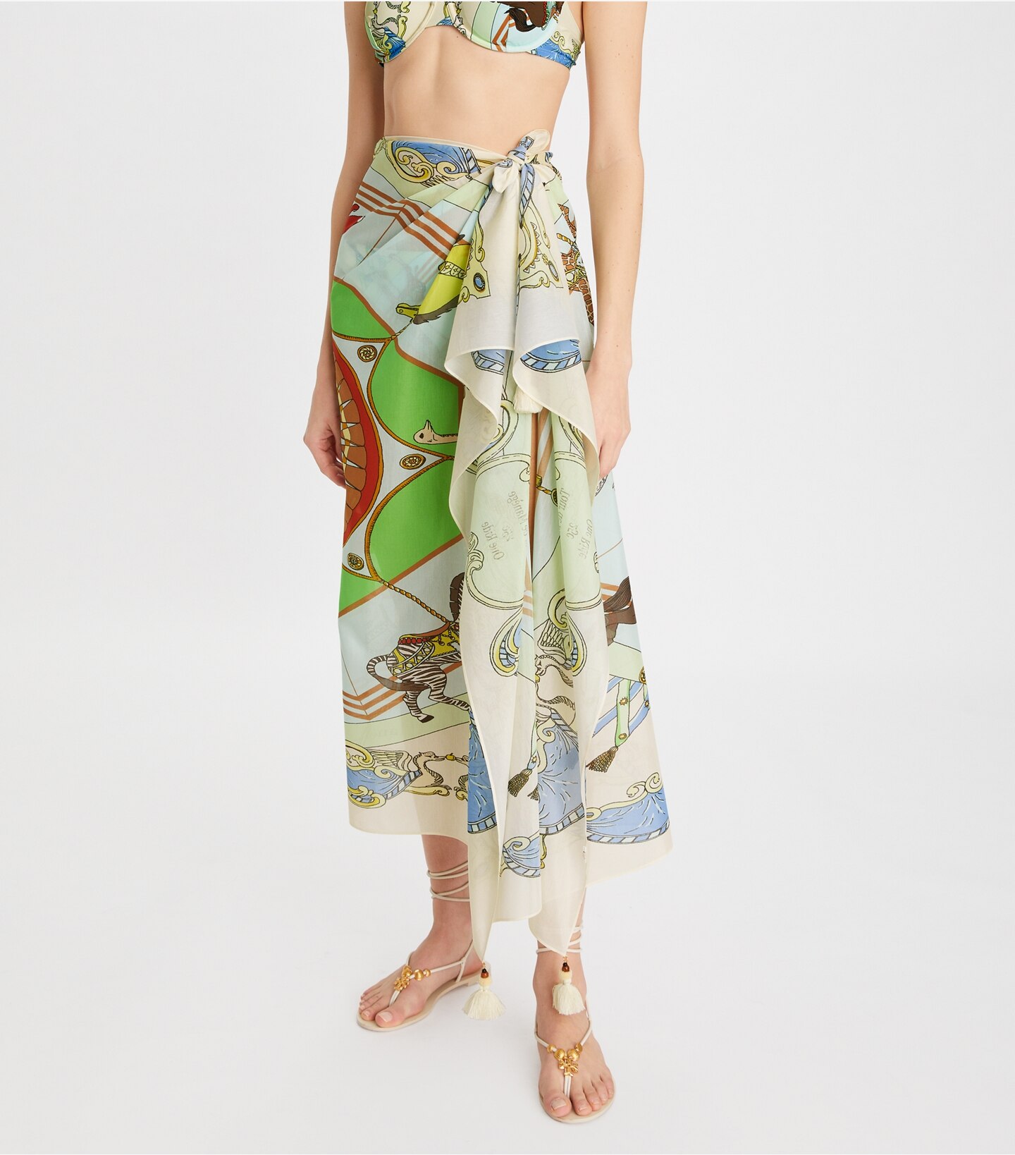 Printed Cotton Silk Pareo