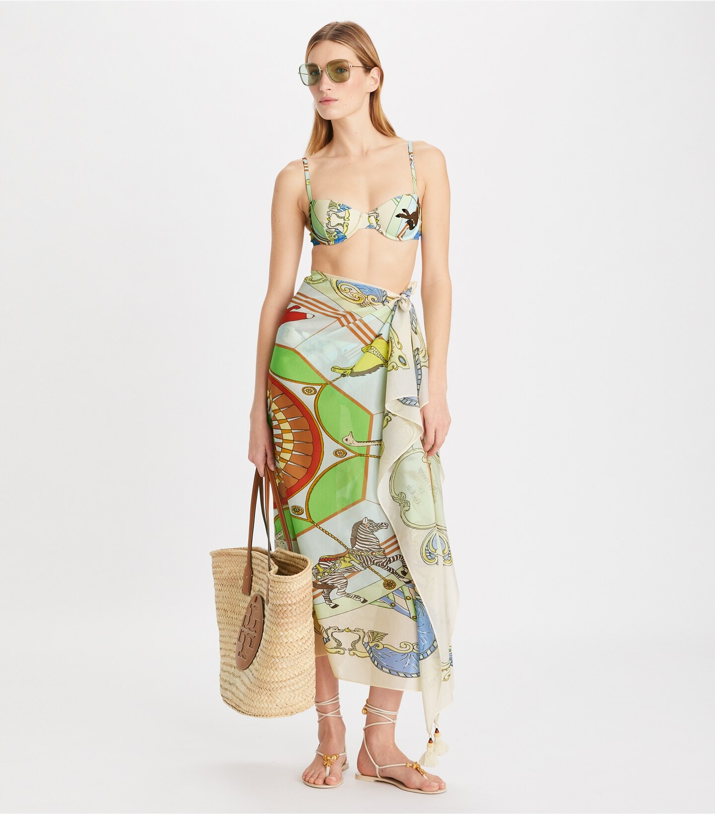 Printed Cotton Silk Pareo