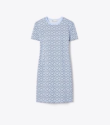 Tory Burch プリントドレス 新品タグ付き プリント シルクツイル シャツドレス: レディース ドレス | Tory