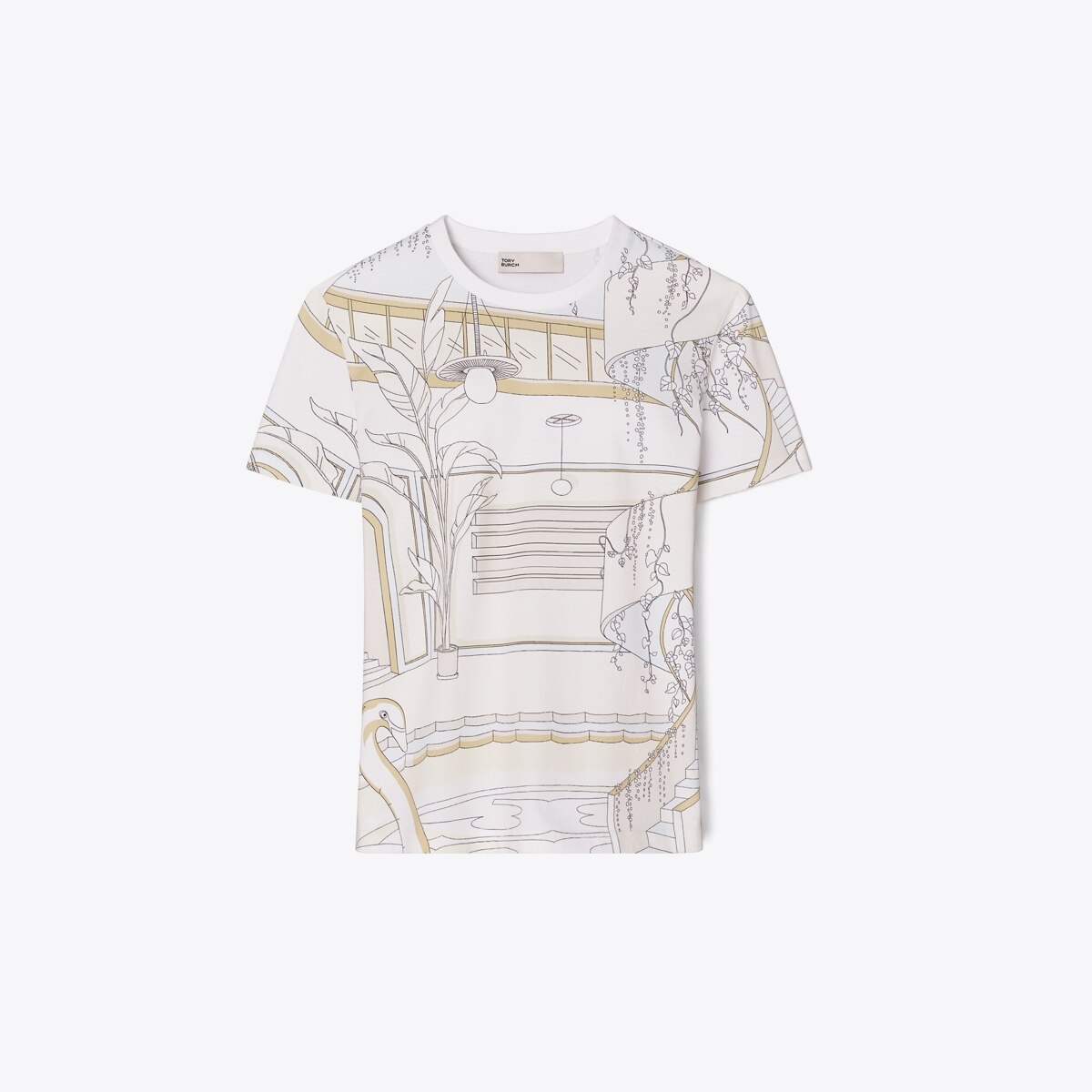 プリント コットンTシャツ: レディース トップス | Tory Burch JP