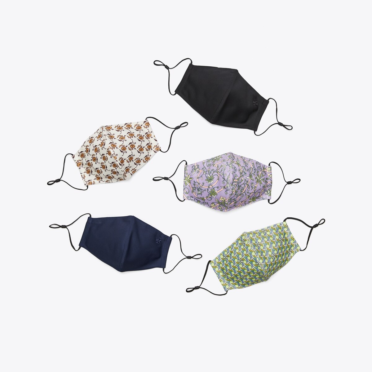 12月★TORY BURCH ★ Face Mask 5枚セット Printed Face Mask, Set of 5-Pack: Women's Accessories | Face