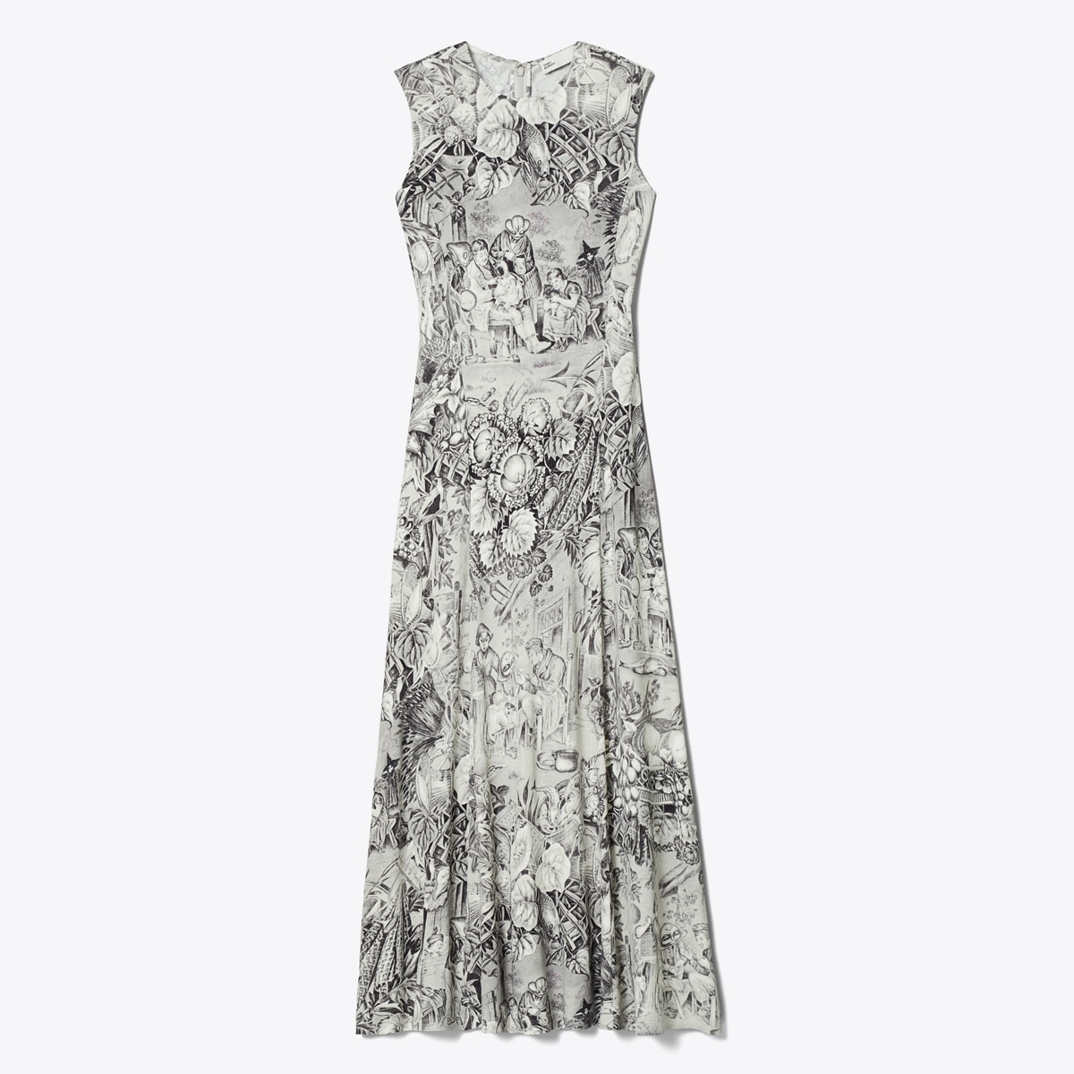 Printed Jersey Dress: Women's Designer Dresses | Tory Burch