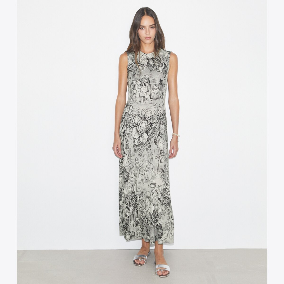ワンピース TORY BURCH PRINTED MIDI DRESS TORY BURCH Printed cotton-blend poplin midi dress | NET-A-PORTER