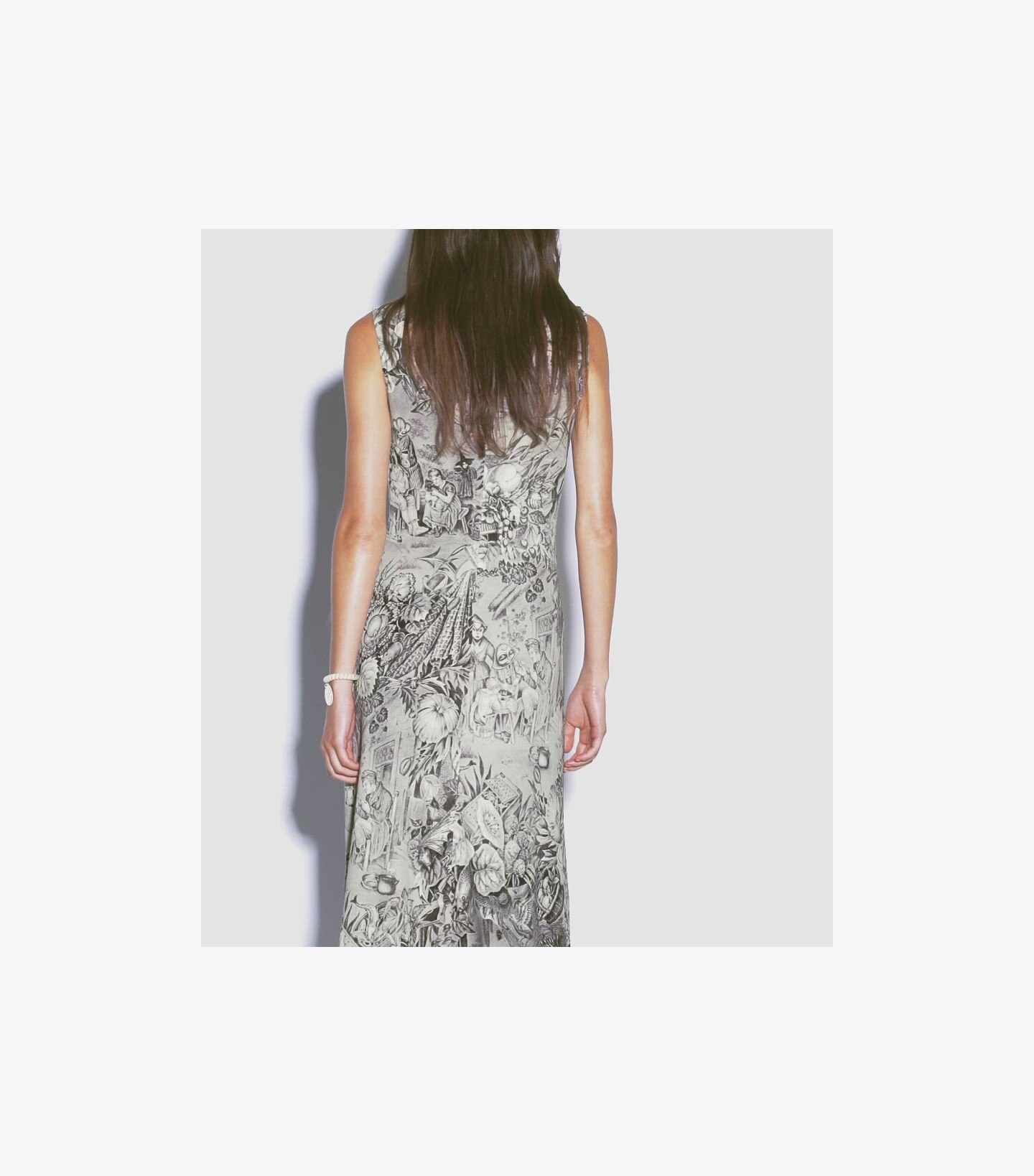 Printed Jersey Dress