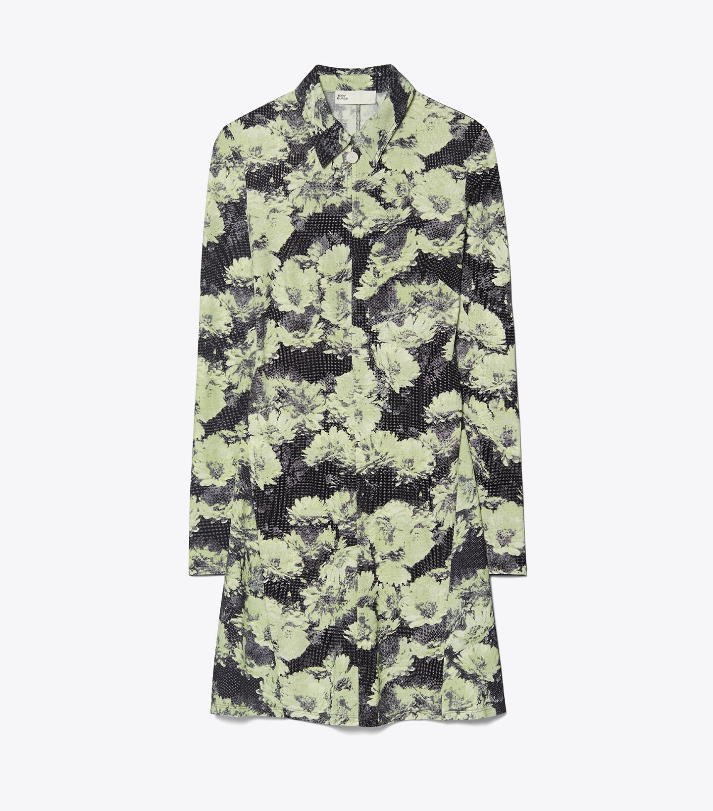 Printed Jersey Polo Dress