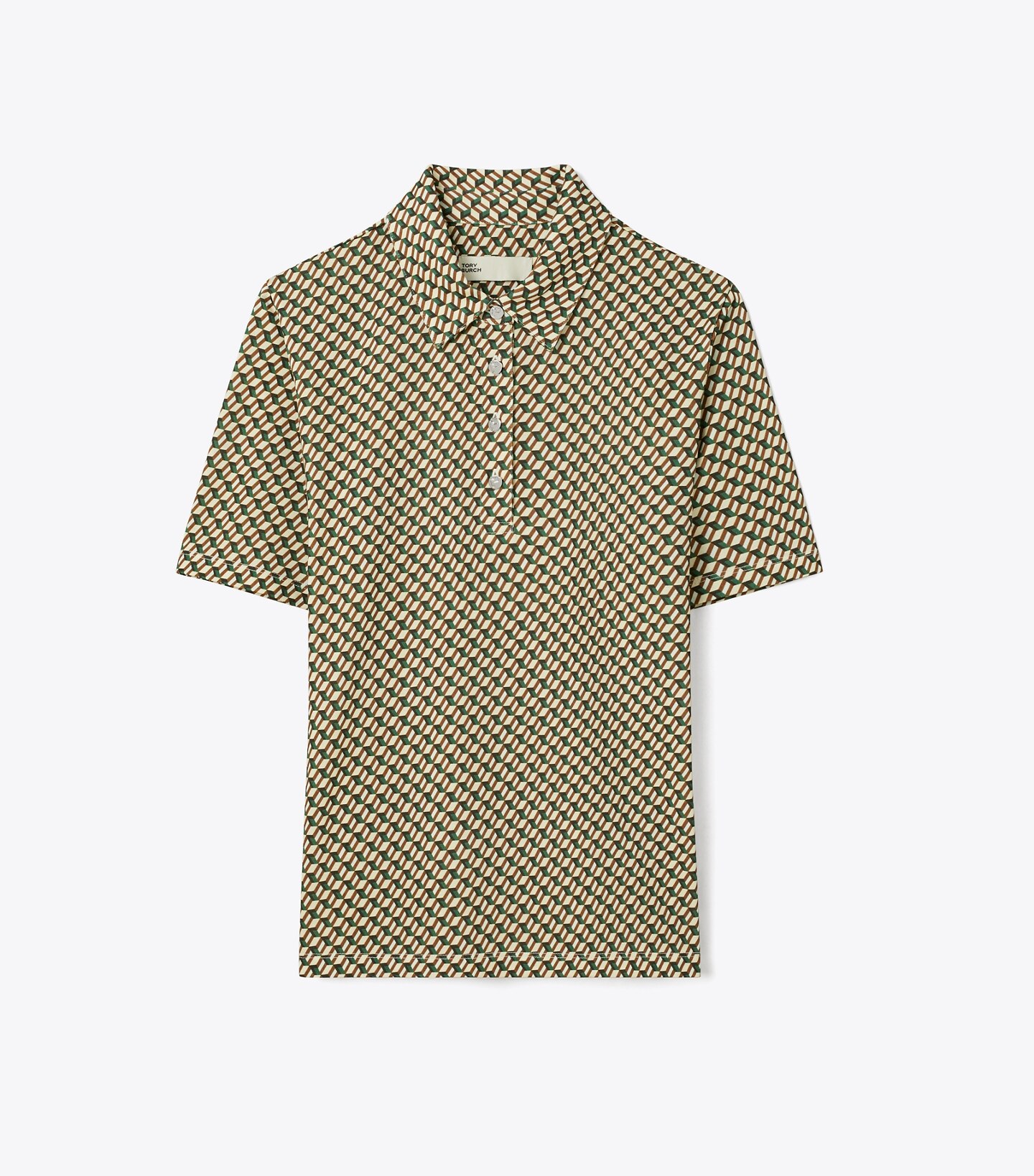 Printed Mercerized Cotton Polo