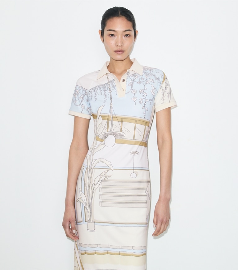 metallic champagne dress TERI JON - Leoni - Metallic Jacquard Organza Dress
