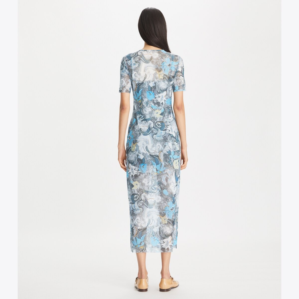 送料関税込みTory Burch SCRUNCHED-SLEEVE JERSEY T-SHIRT DRESS Scrunched-Sleeve Jersey T-Shirt Dress: Women's Clothing