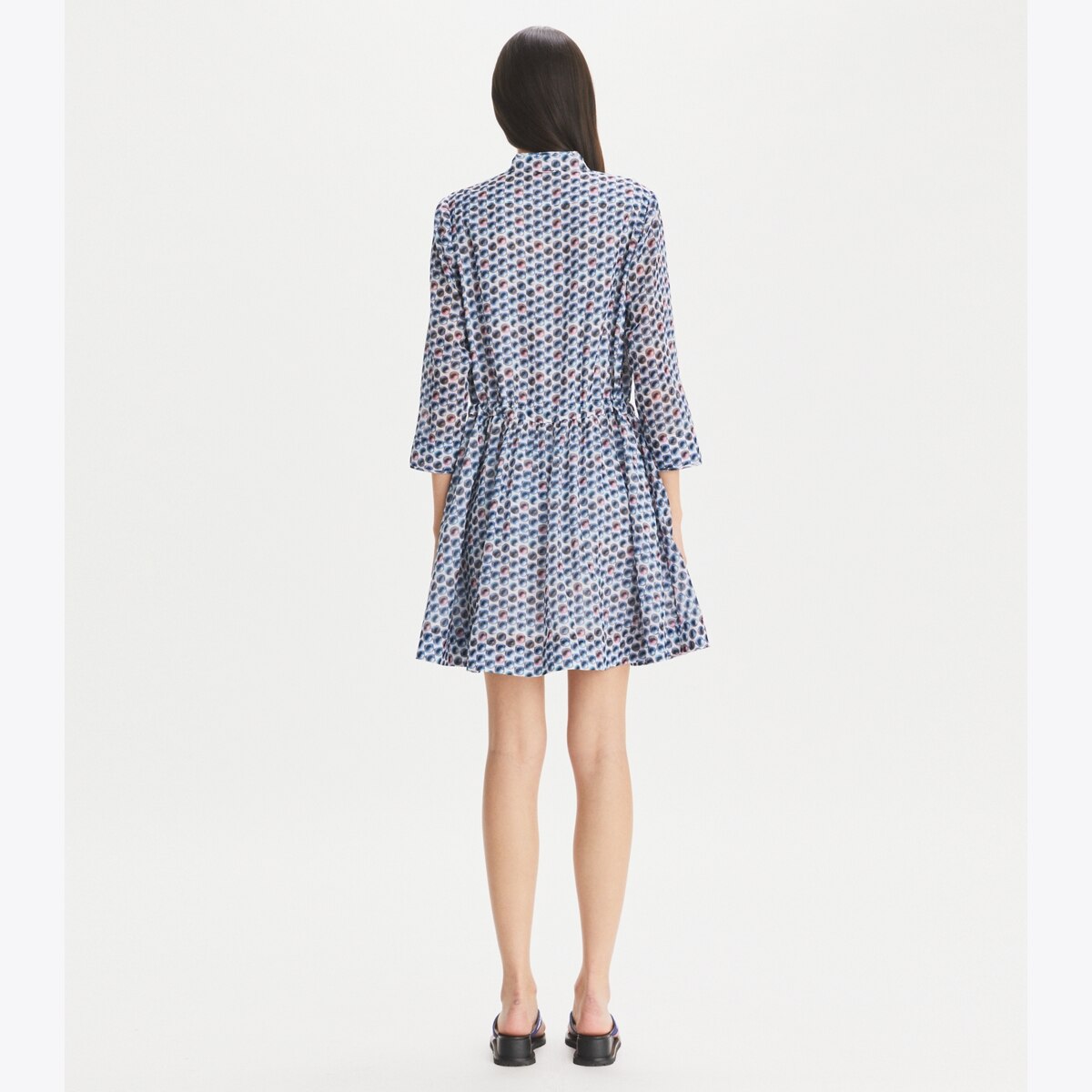 【関税&送料込】Tory Burch Printed Silk Chemisier Dress Printed Silk Shirtdress: Women's Designer Dresses | Tory Burch