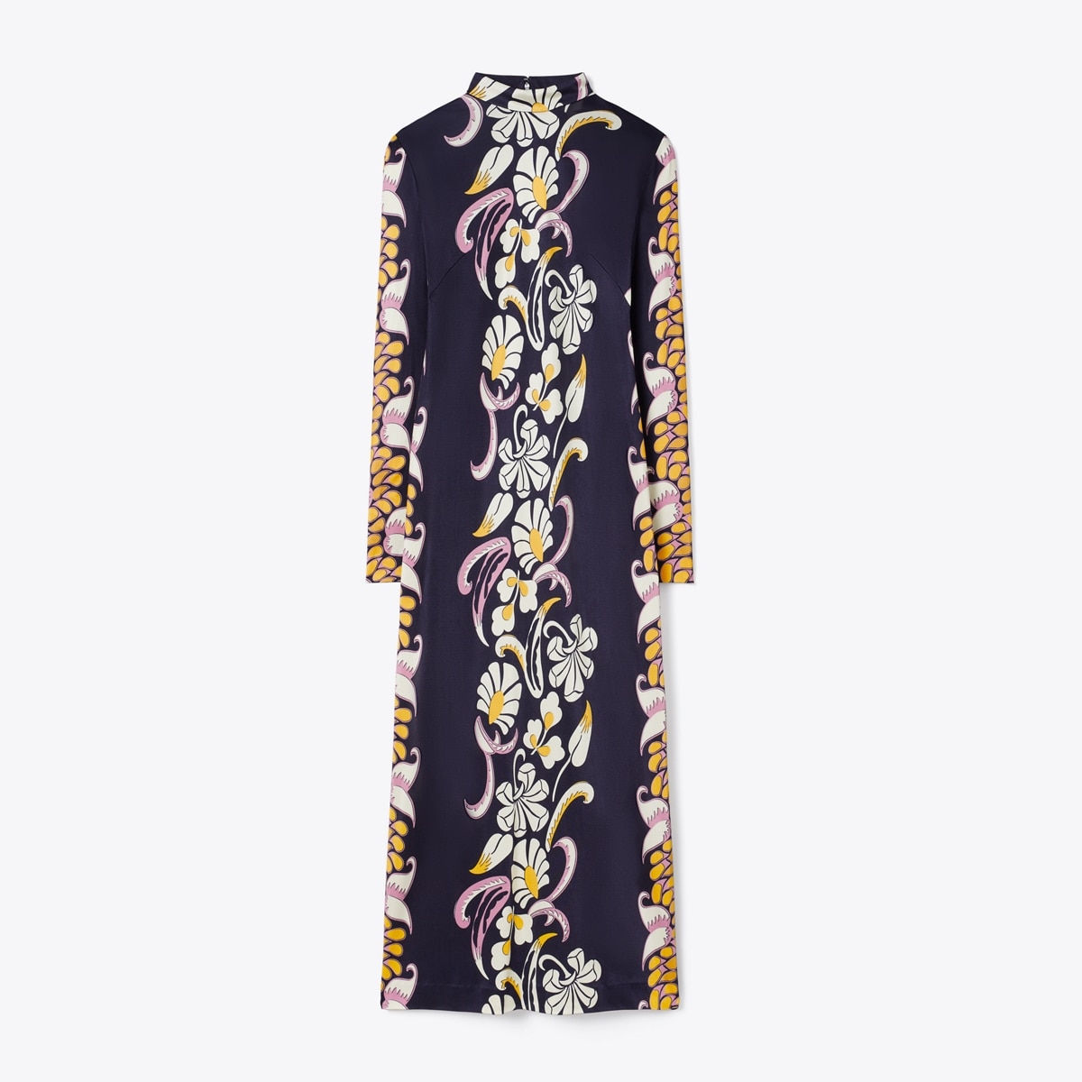 Buy Tory Burch White Printed Mini T-shirt Dress in Silk-twill & Jersey