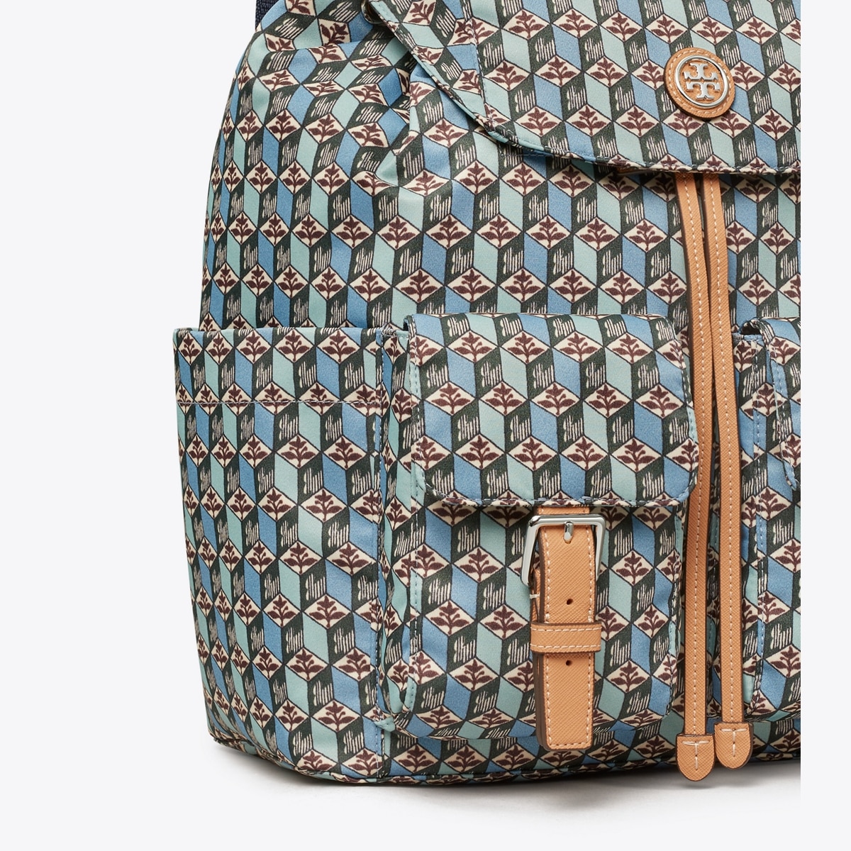 Printed Nylon Flap Backpack Women s Handbags Backpacks Tory Burch UK