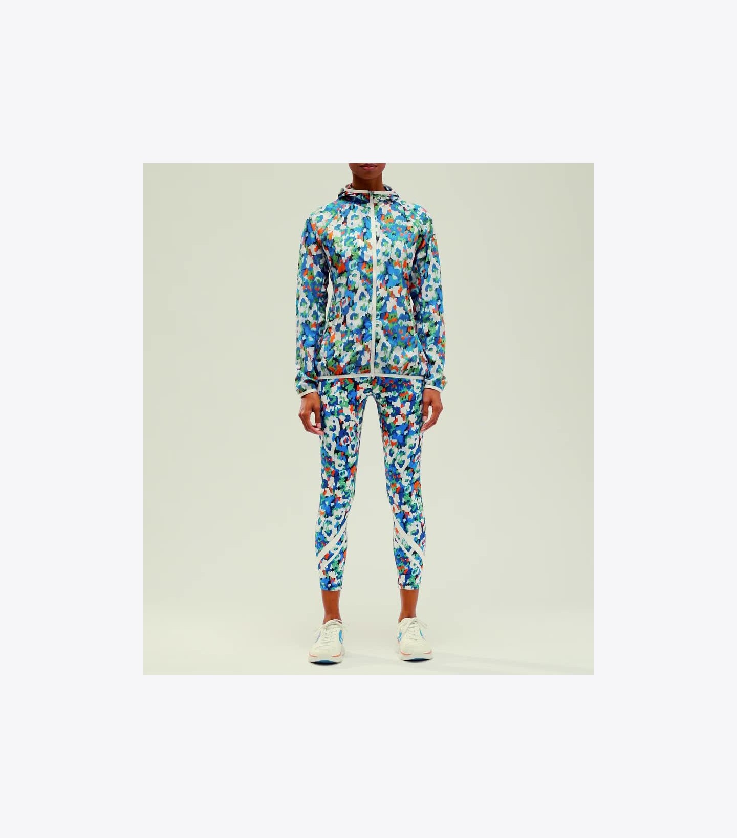 Printed Nylon Packable Jacket