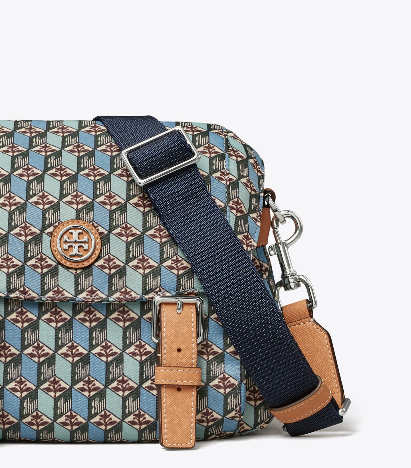 Printed Nylon Small Messenger