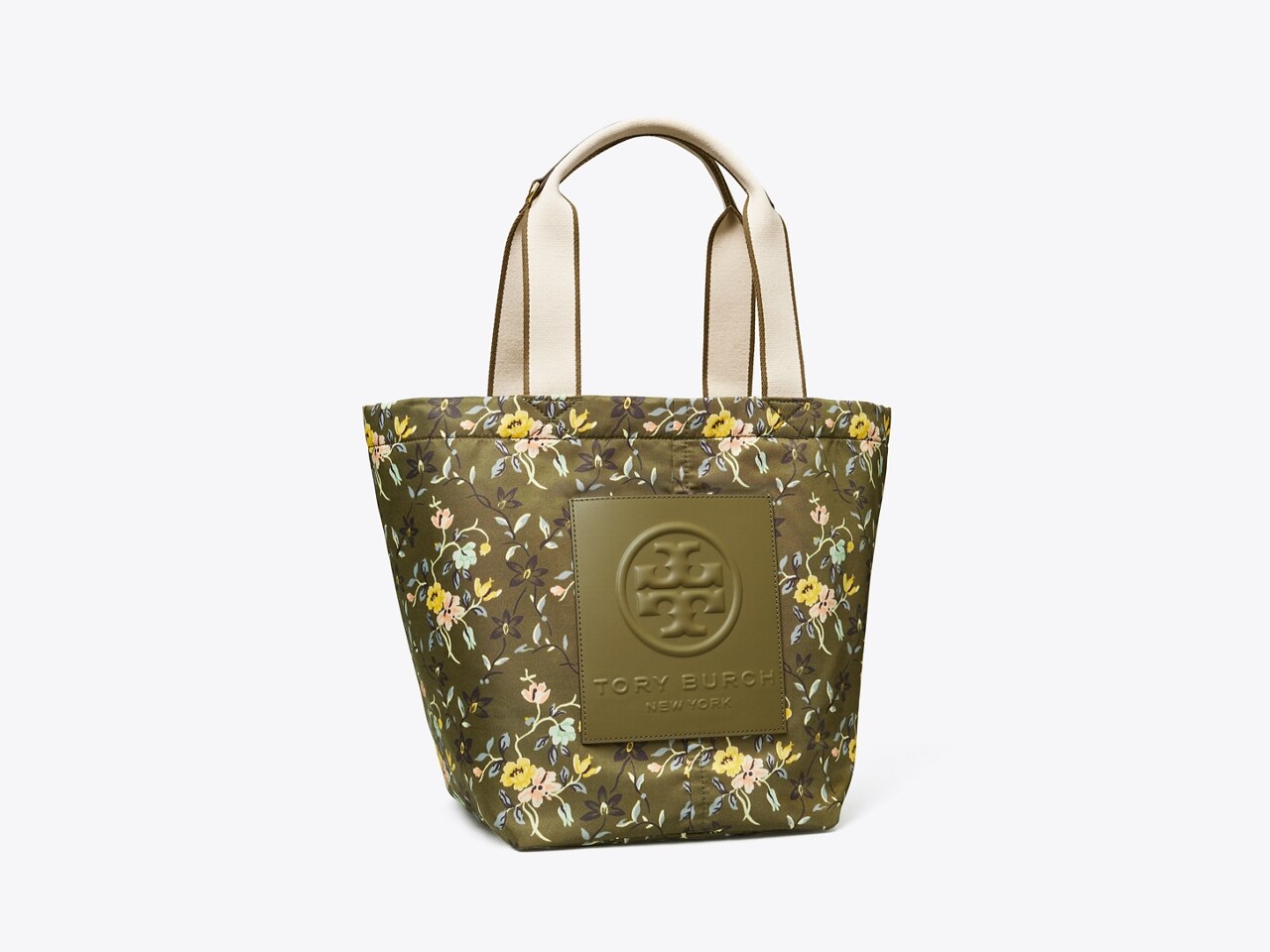 Printed Nylon Small Tote