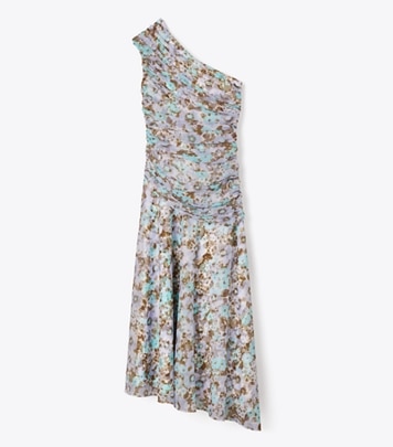 tory burch pink mirror dress Tory Burch Women's Mirror Embellished Cotton Dress in New Ivory, size 10