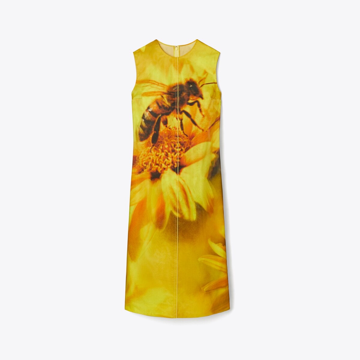 PRINTED ORGANZA DRESS