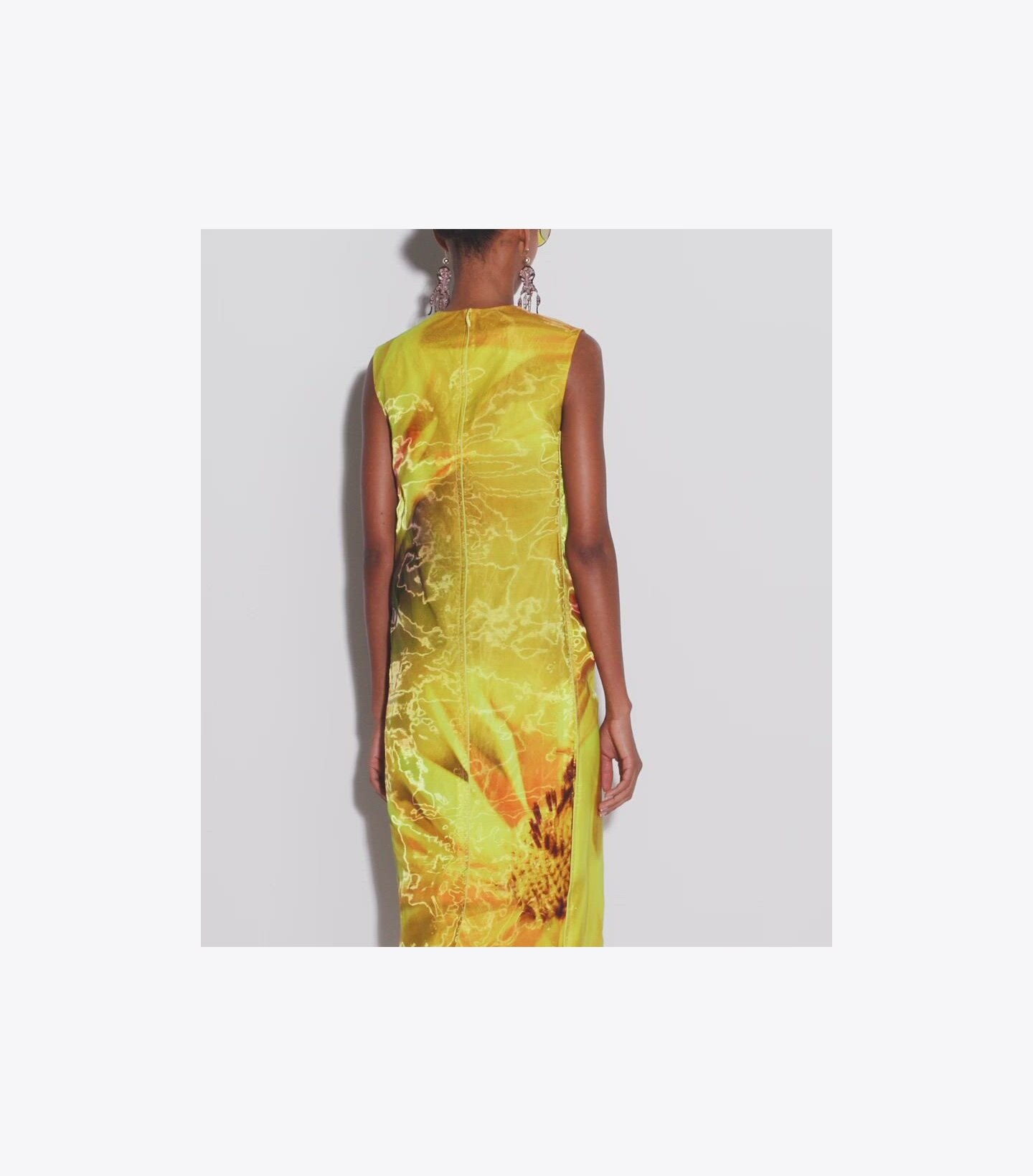 tania floral organza dress Tanya Organza A Line Gown 10 / Petite Primrose