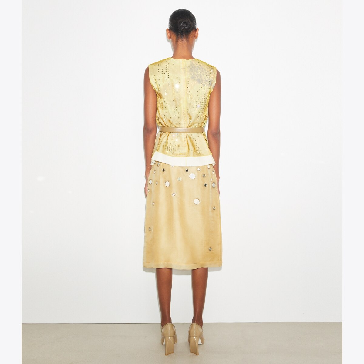 Printed Organza Shell Top: Women's Designer Tops | Tory Burch