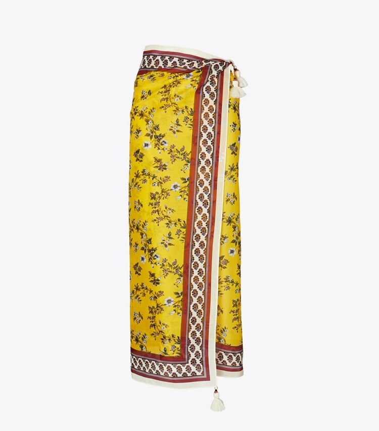 Tory Burch designer coverups Printed Pareo in LYONNAISE FLORAL front