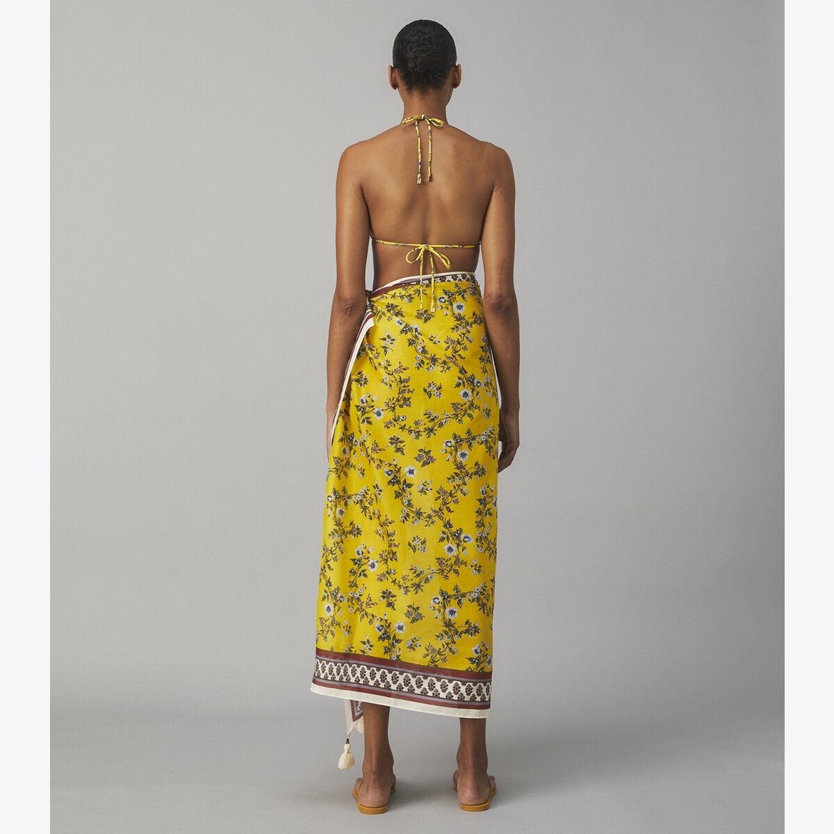 水着・ビーチグッズその他 Tory Burch Pareo In Seta Stampato Printed Pareo: Women's Swim | Coverups | Tory Burch EU