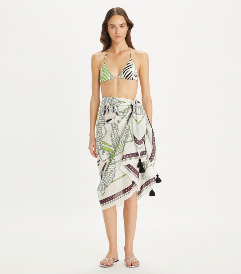 Printed Pareo: Women's Designer Coverups | Tory Burch