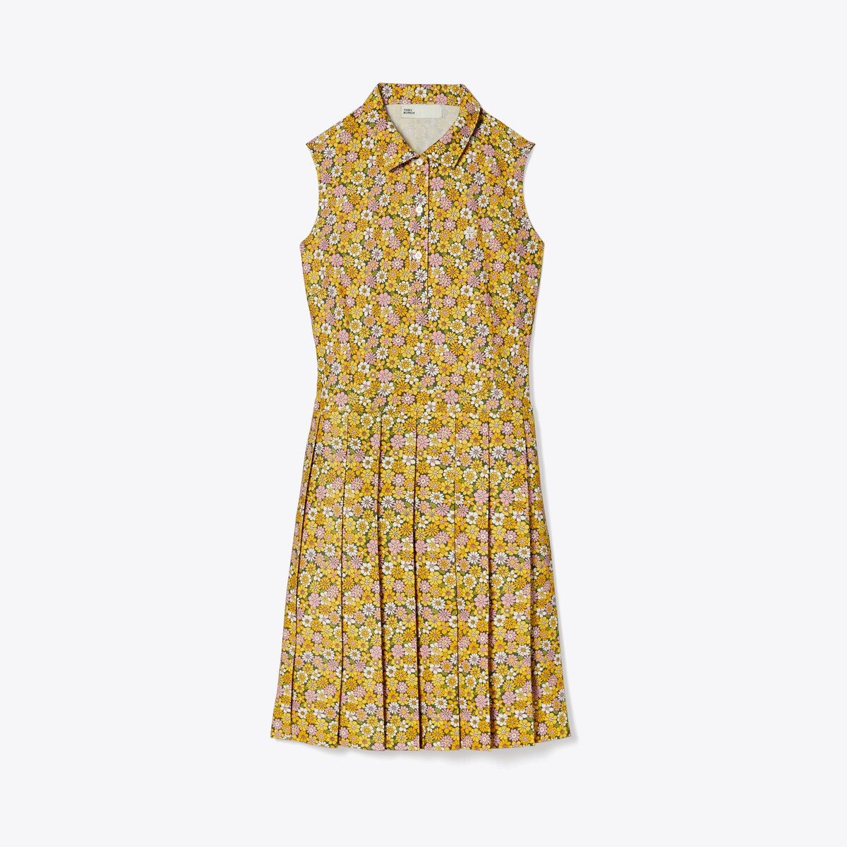 Printed Performance Pleated Golf Dress: Women's Clothing | Dresses ...