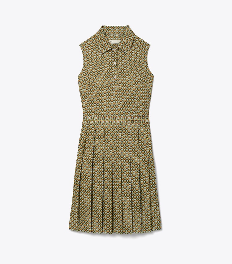 Printed Pleated Golf Dress: Women's Designer Dresses | Tory Sport