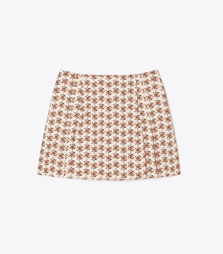 Tory Burch designer bottoms Printed Poplin Skort in Curly Ditsy front