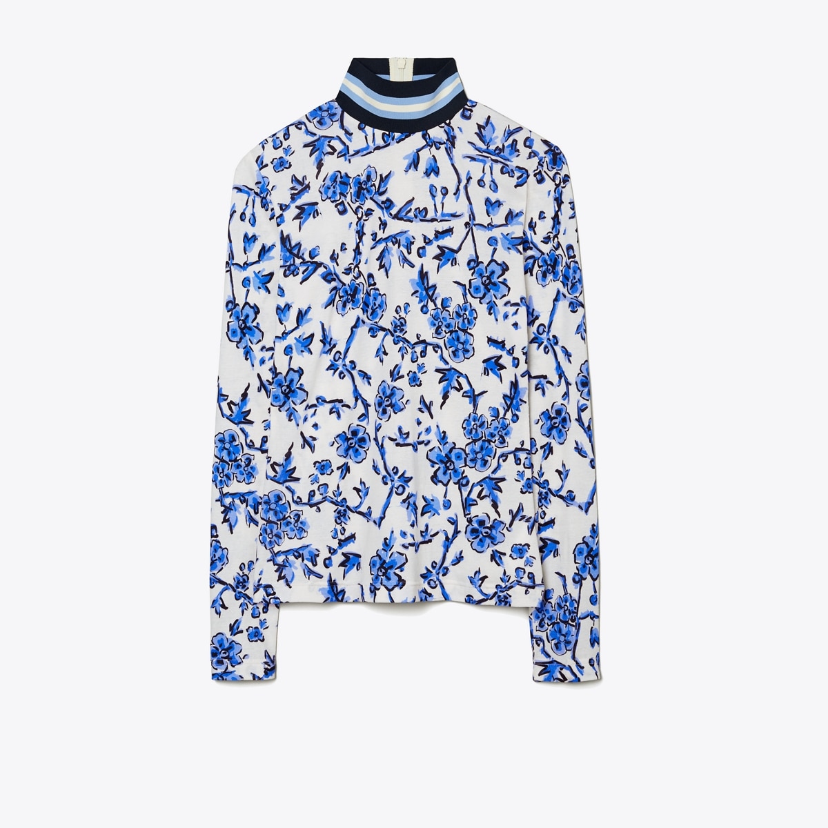 トップス BLESSING Flocky Print Turtleneck Tops WHBM_LS Mesh