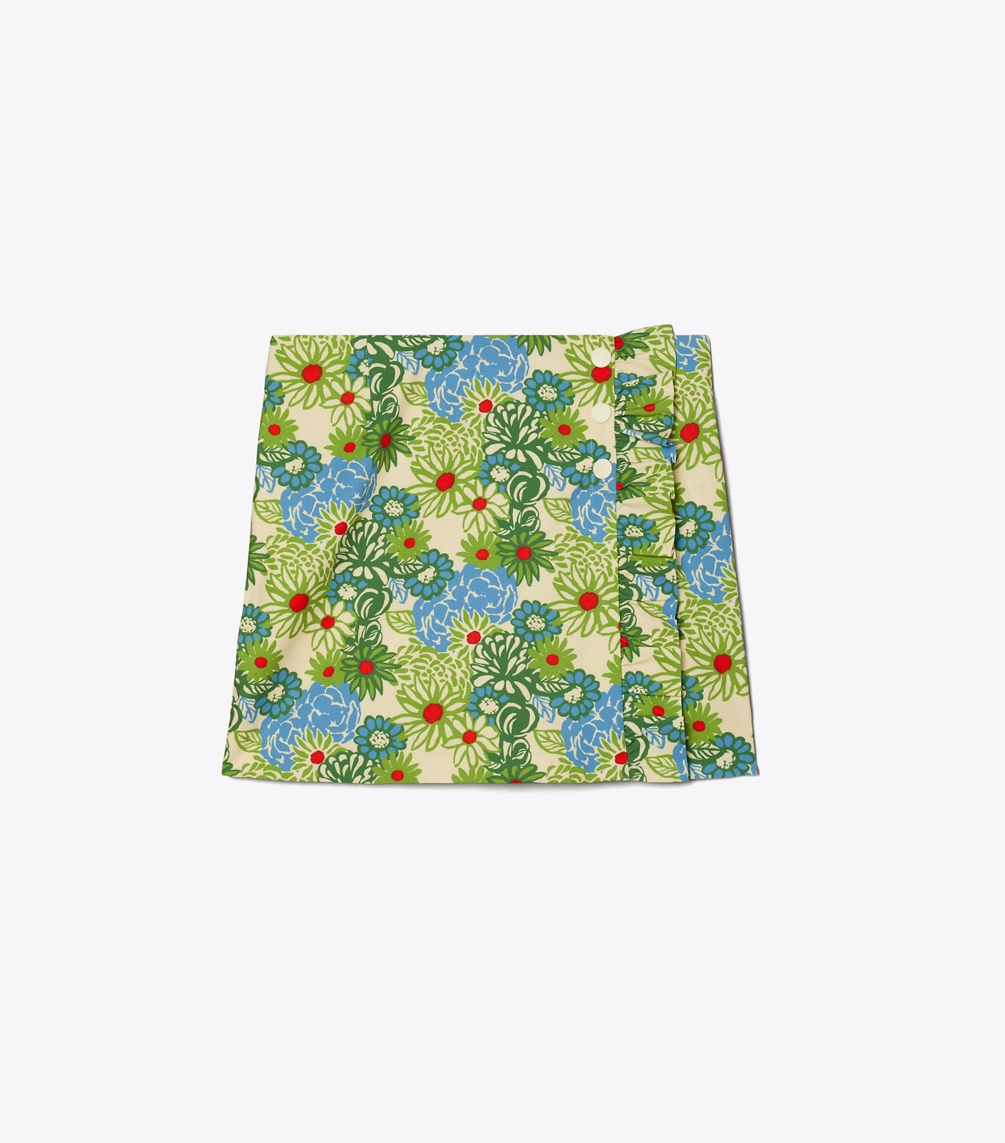 Printed Ruffle Skort